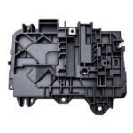 Cherokee battery tray showing rectangular ribs, diagonal braces and perimeter fixing features