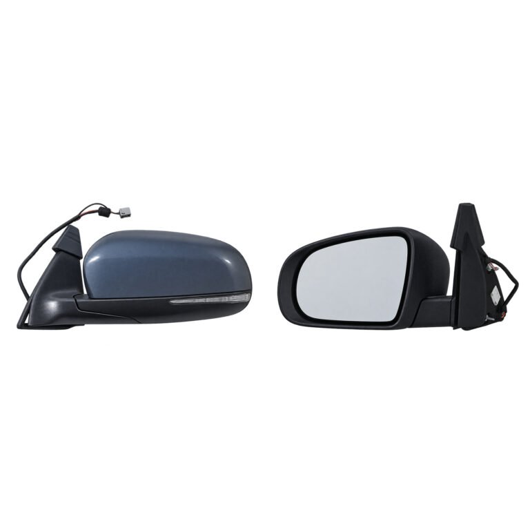 Cherokee door mirror with a slim clear lower inset, rounded shell, glass face and exposed shaped mounting base