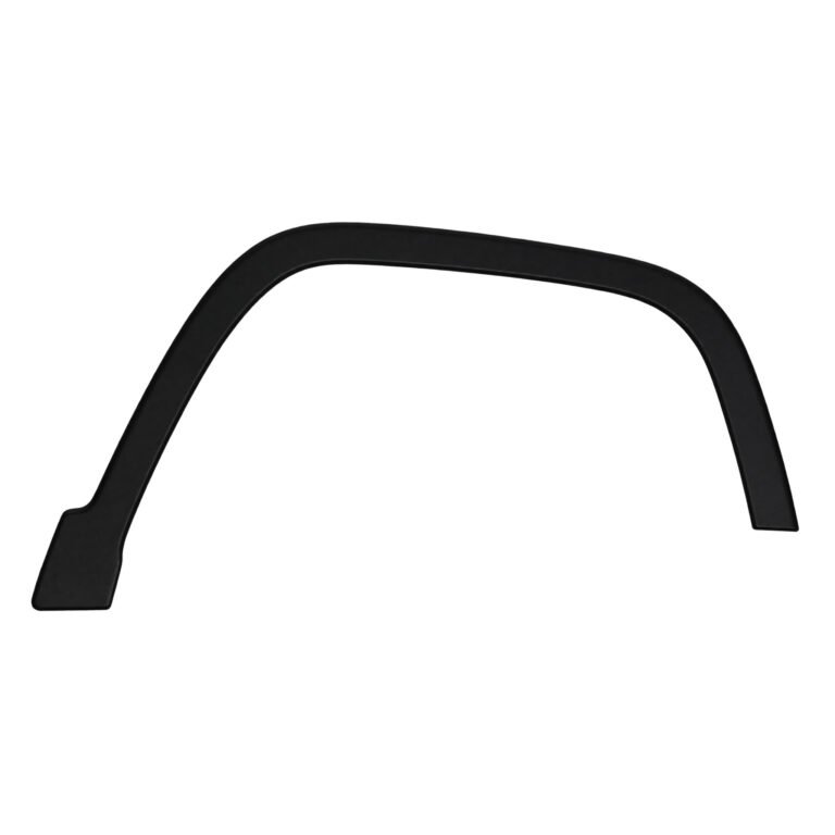 Cherokee front wheel-arch trim with a broad upper span and a stepped widened extension on one end