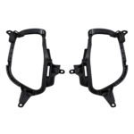 Cherokee headlight support frames with open rounded rectangular centres and projecting perimeter mounting ears