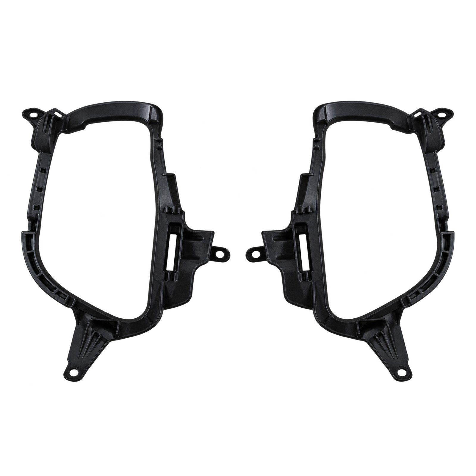 Cherokee Open Lamp Frames with Perimeter Ears Cherokee headlight support frames with open rounded rectangular centres and projecting perimeter mounting ears