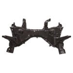 Cherokee KL front subframe with tall upper arms, circular mounting areas and a large curved lower opening
