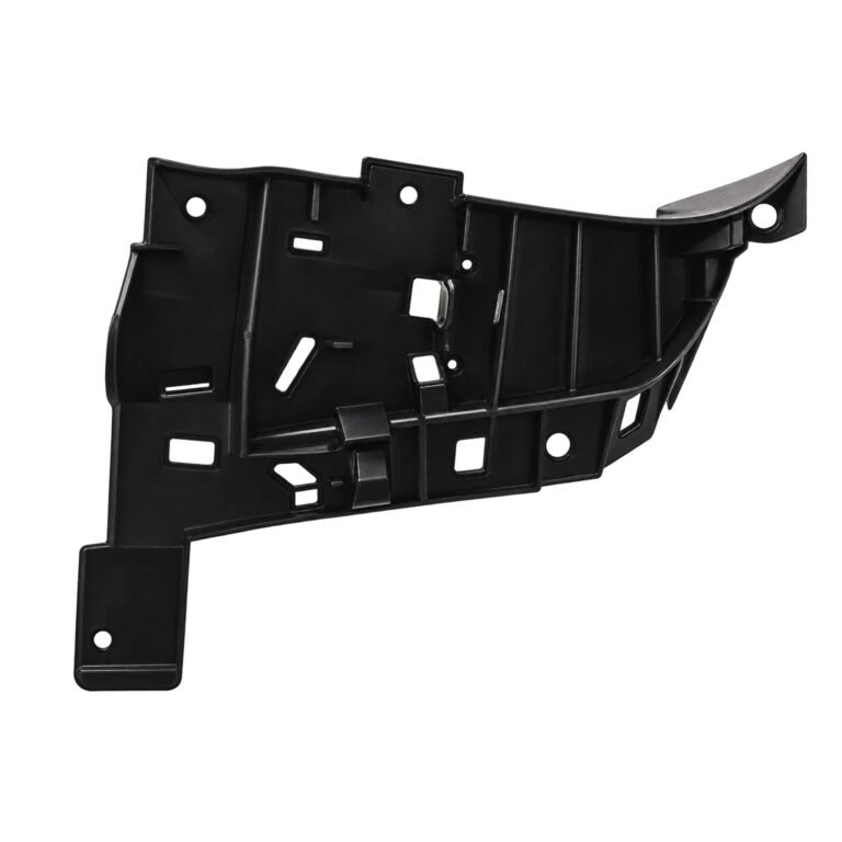 Cherokee large front bumper bracket with a curved upper edge, ribbed face, fixing slots and projecting lower foot