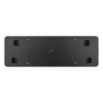 Cherokee front license plate panel with a rectangular face, four square recessed mounts and smaller round holes