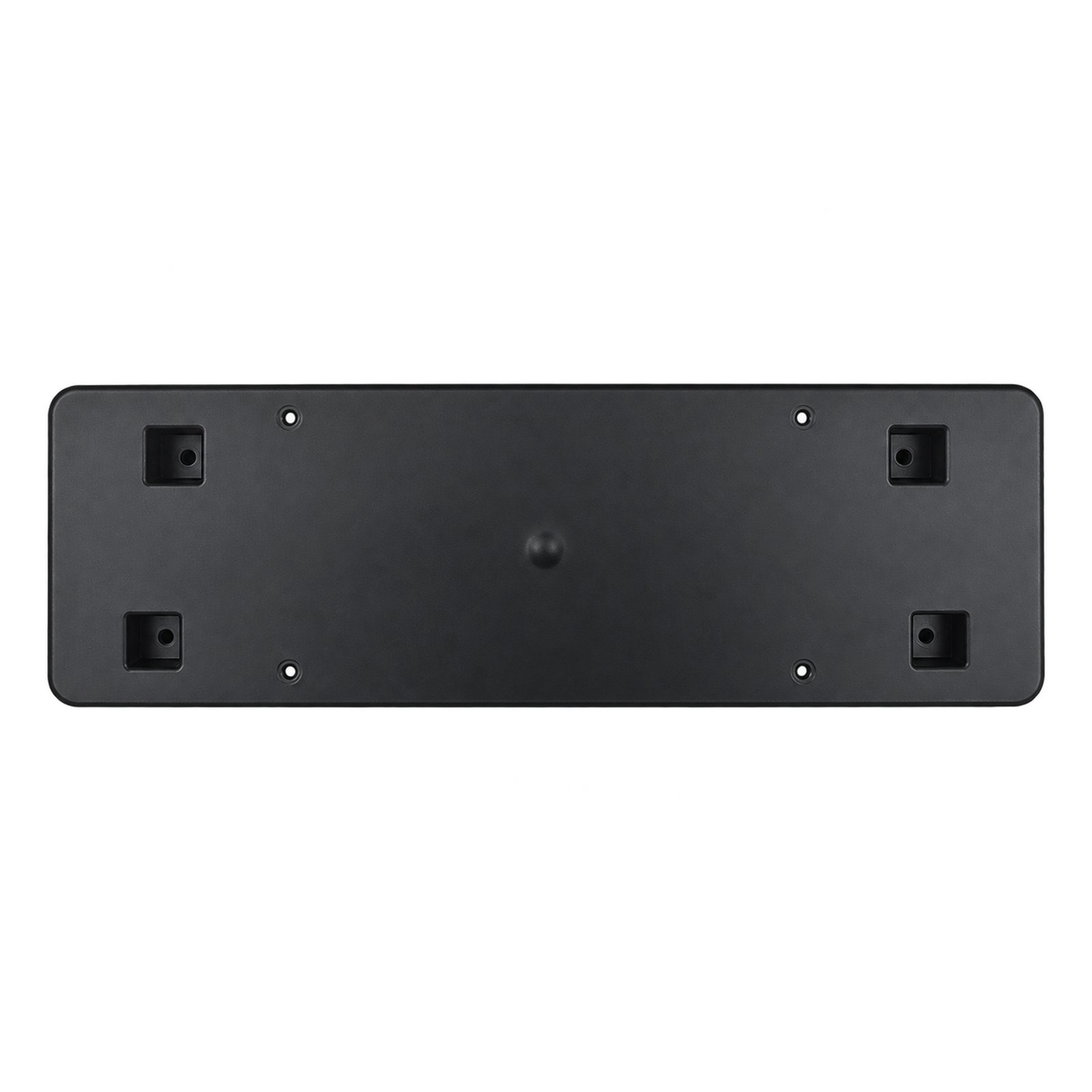 Jeep Cherokee Front License Plate Panel Cherokee front license plate panel with a rectangular face, four square recessed mounts and smaller round holes