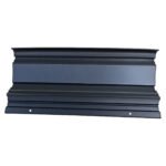 Cherokee lower radiator shield with a broad plain centre, parallel raised edges and stepped side cut-outs