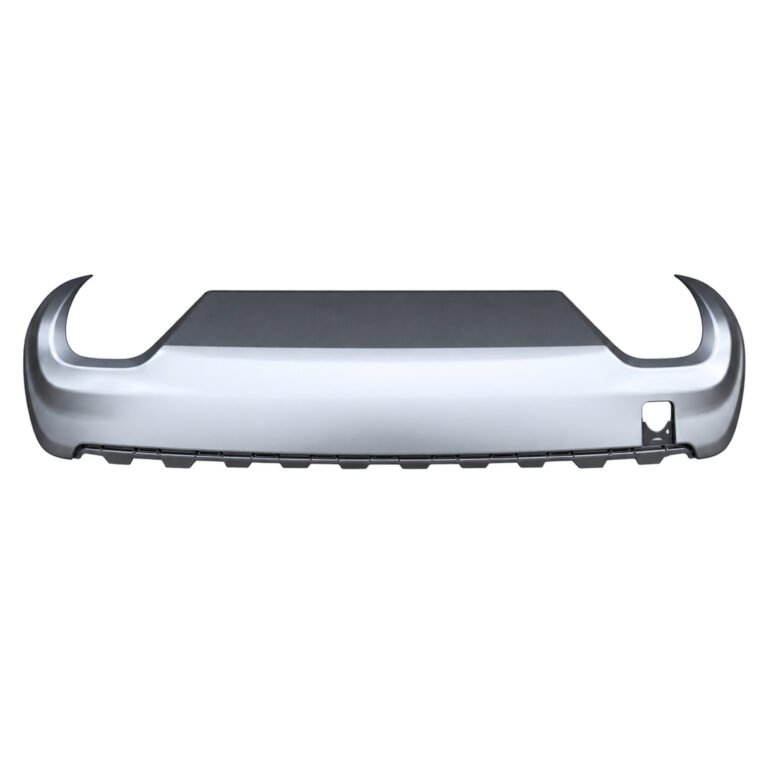 Cherokee lower rear bumper trim panel with a raised centre, deep U-shaped end cut-outs and lower attachment tabs