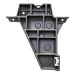 Cherokee radiator support bracket with a tapered ribbed body, side mounting ears and lower attachment detail