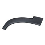 Cherokee front-section rear wheel-arch trim with a short curved profile and a broad stepped end