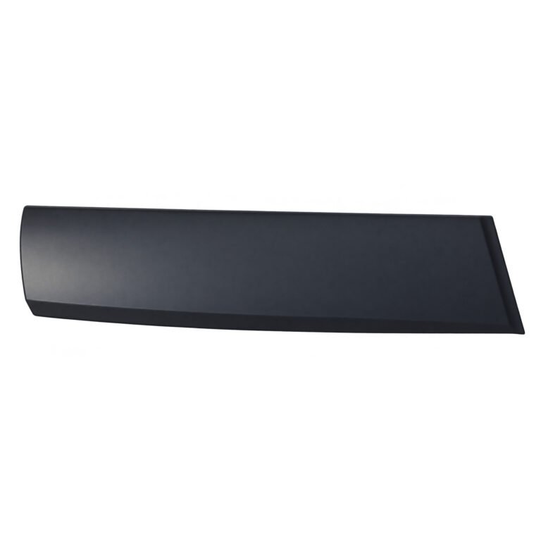 Cherokee rear-door moulding with a broad sloping face, narrow lower lip and angled end edge