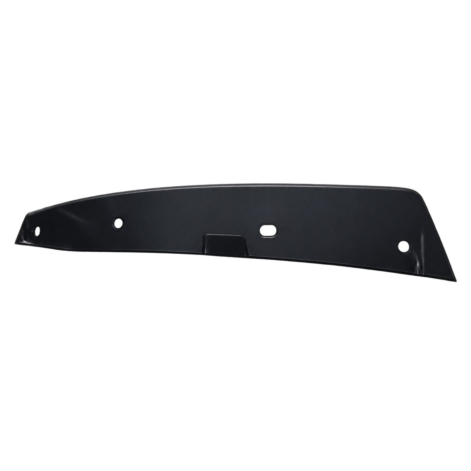 Jeep Cherokee Rear Wheel Arch Baffle Cherokee rear wheel-arch baffle with a narrow curved face, turned ends and round and elongated fixing openings