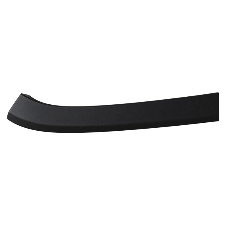 Cherokee rear wheel-arch centre trim strip with a shallow curve, angled shoulder and straight opposite end