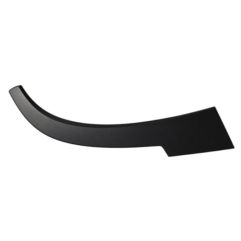 Cherokee rear wheel-arch front trim section with a narrow curved tip and stepped rectangular wider end