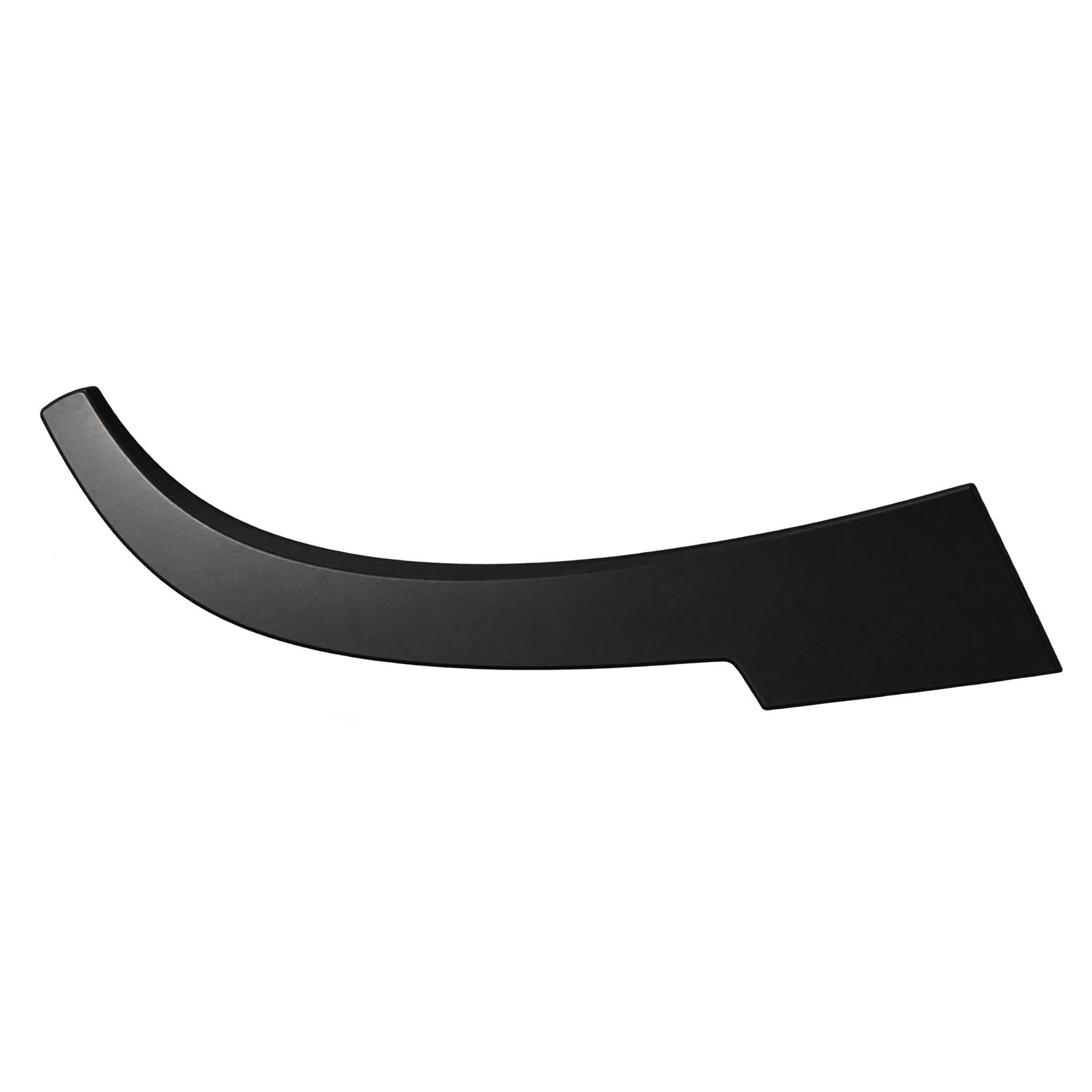 Cherokee Curved Leading Section of the Rear Arch Cherokee rear wheel-arch front trim section with a narrow curved tip and stepped rectangular wider end