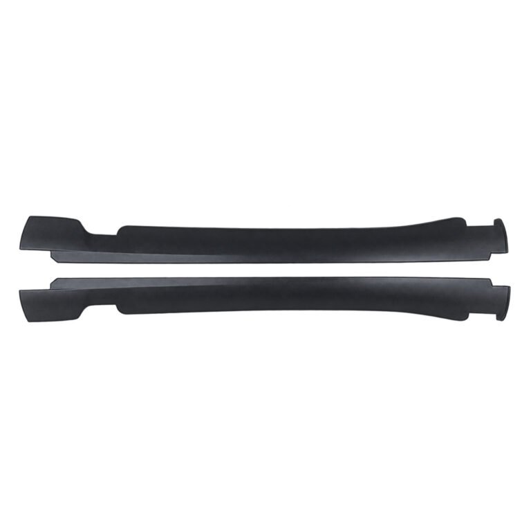 Cherokee side sill mouldings with narrow middle sections, broader ends and shallow notches near the end joints