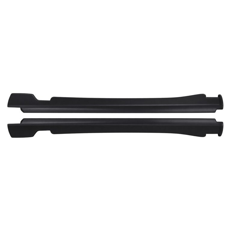 Cherokee side sill mouldings with long narrow sculpted faces and stepped sections at their ends