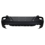 Cherokee upper rear bumper with four round face apertures, recessed upper centre and shaped corner openings