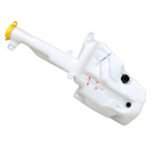 Cherokee water reservoir with a long angled filler neck, yellow cap, mounting ears and round body openings