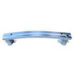 Compass rear bumper reinforcement with a shallow curved beam, horizontal steps, round face openings and two offset feet