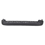 Textured black lower front valance for Jeep Compass 2023 US with rounded end returns and a recessed mounting channel