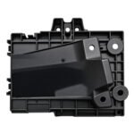 Jeep Compass battery tray with raised shaped walls, gridded backing and round perimeter fixing pads