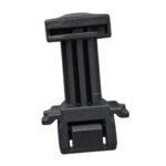 Jeep Compass hood bumper clip with a ribbed upright centre, rectangular upper recess and lower latch-shaped section