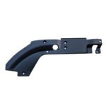 Compass left upper radiator cover with an outward bend, large round opening and stepped inner-end attachment