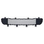 Compass lower front bumper grille with an open honeycomb centre, patterned outer sections and rectangular fixing tabs