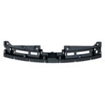 Compass upper radiator support cover with long rectangular openings, a recessed middle and turned-up mounting ears