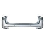 Compass upper rear bumper cover with two face holes, a recessed centre and tall wraparound corner returns