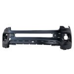 US 2.0 Jeep Compass front bumper cover with open outer lamp recesses, wide middle aperture and lower fixing tabs