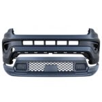 US 2.0 Jeep Compass bumper showing separate upper and lower sections with a solid patch interrupting the lower mesh