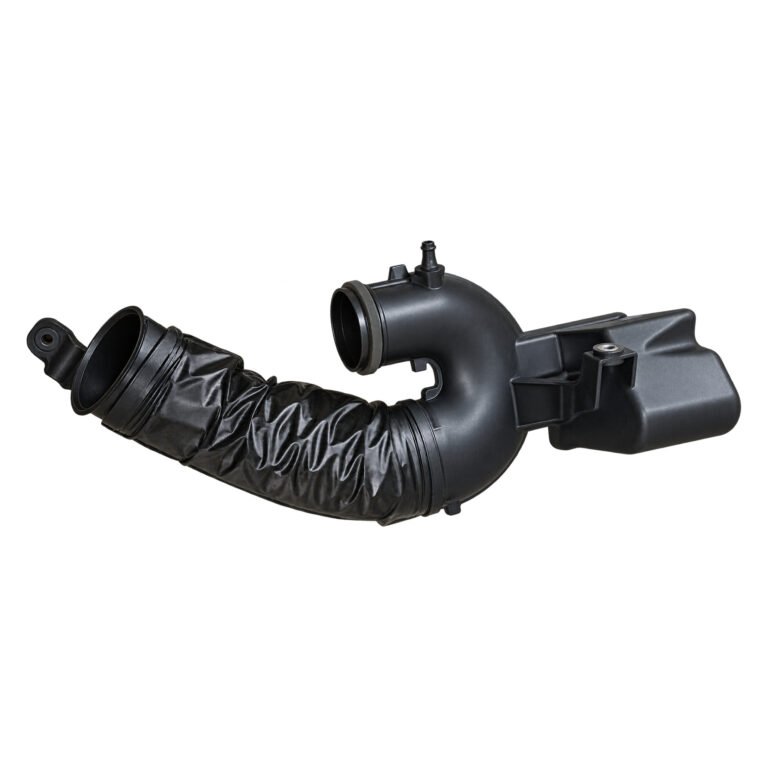 Grand Commander K8 air cleaner inlet pipe with curved wrinkled section, smooth elbow, upper branch and side chamber