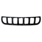 Connected black outer grille frame for Grand Commander with seven empty openings and rounded end corners