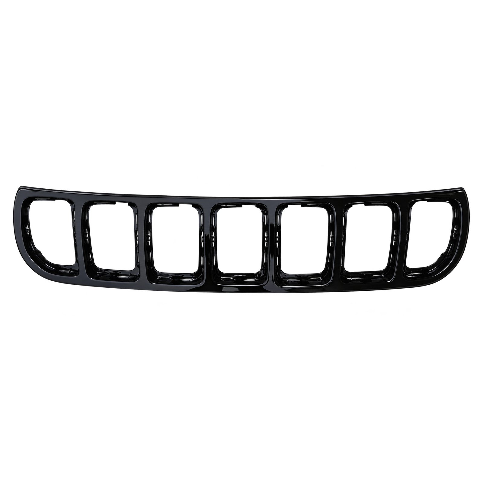 Grand Commander black outer grille frame 53247368 Connected black outer grille frame for Grand Commander with seven empty openings and rounded end corners