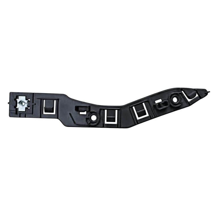 Grand Commander front bumper bracket with rectangular retaining openings, round fixings and an angled tapered end