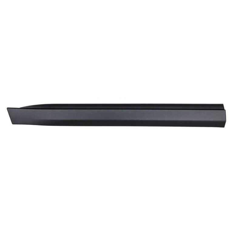 Plain dark front door moulding for Grand Commander, with a raised upper ridge and sloping end, without a bright strip