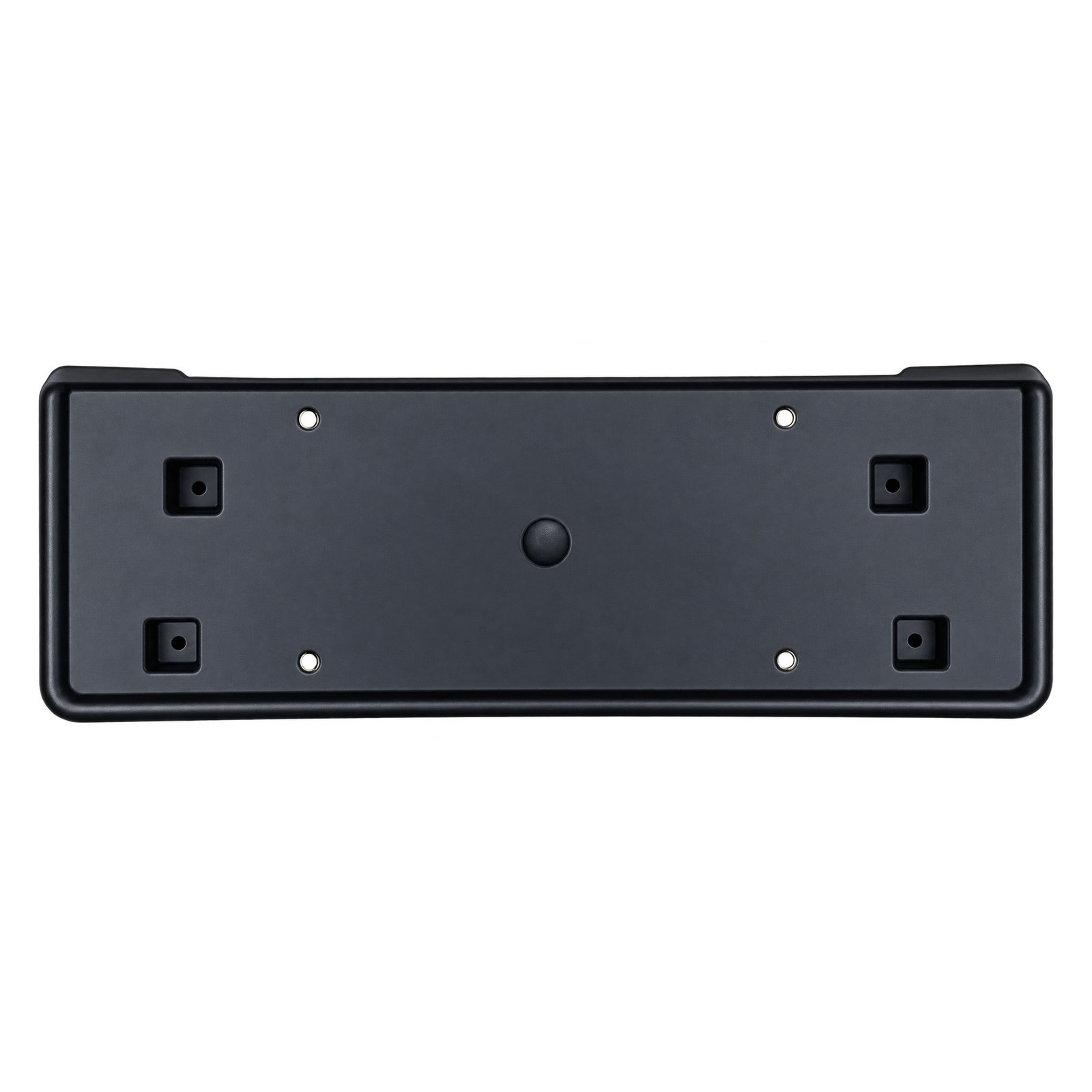 Grand Commander front license plate panel 53366485 Grand Commander front license plate panel with a raised rectangular border, four square fixing recesses and four round holes