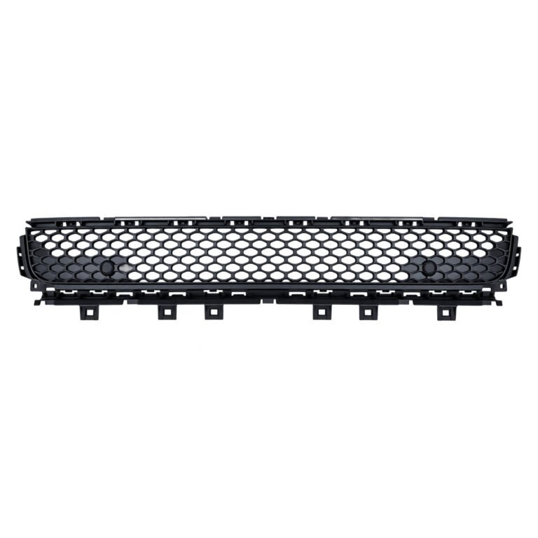 Grand Commander lower bumper grille with honeycomb mesh, rounded ends and rectangular mounting ears beneath the lower rail