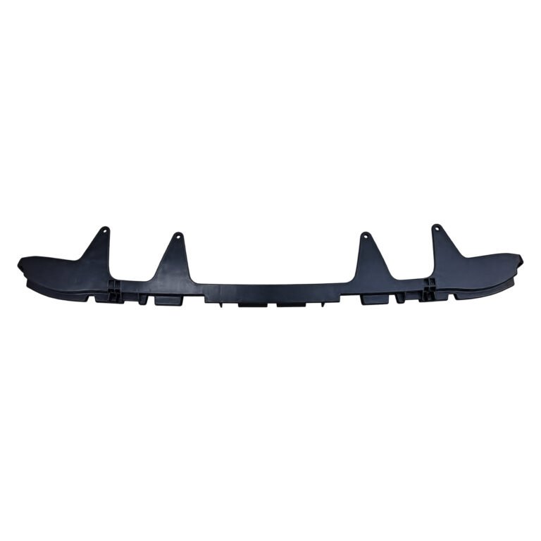 Grand Commander lower centre front bumper bracket with four tall mounting ears, curved end wings and small lower tabs