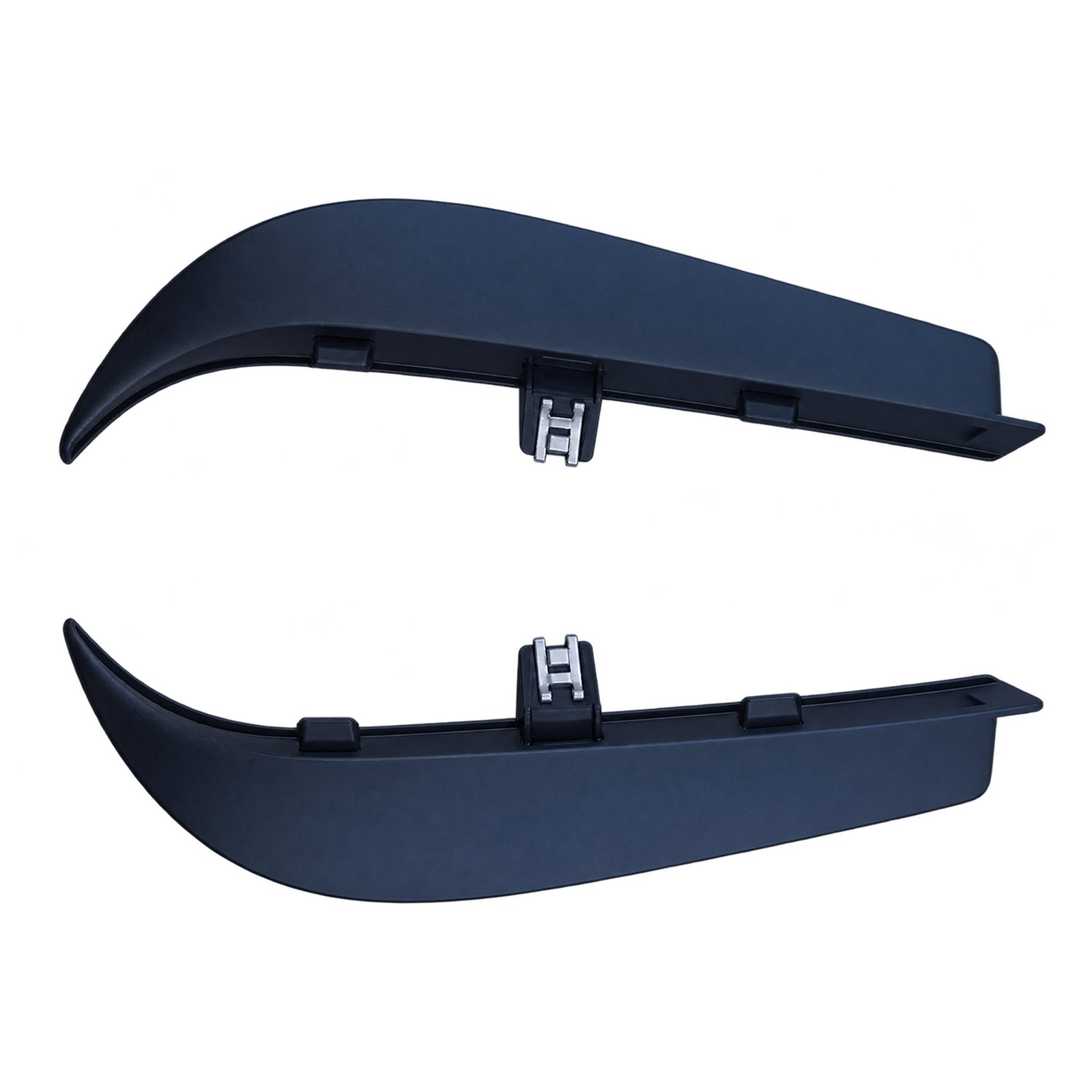 Grand Commander swept lower front bumper cover panel Grand Commander lower front bumper cover panels with smooth swept faces, pointed curved ends and a projecting centre clip