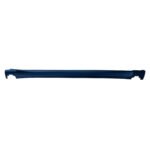 Blue painted side sill moulding for Grand Commander K8 with a smooth reflective face and stepped end cutouts