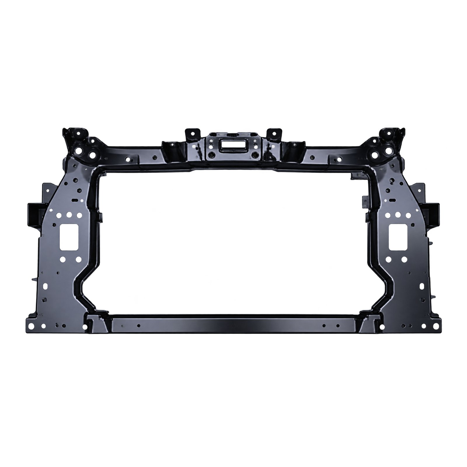 Grand Commander radiator support frame 53372959 Grand Commander radiator support frame with a large central opening, perforated side plates and raised upper mounting tabs