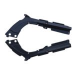 Grand Commander radiator upper side covers showing curved ends, straight channelled arms and round fixing holes