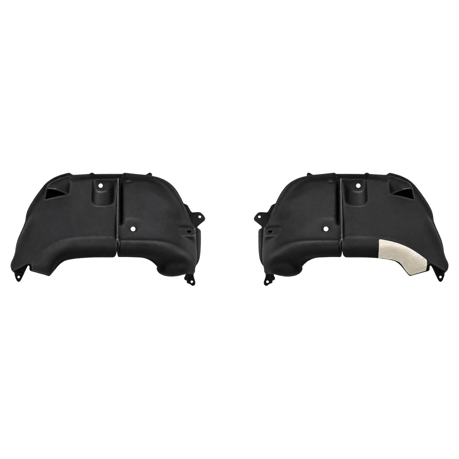 Jeep Wagoneer Front Fender Liner Wagoneer front fender liners with deep curved faces, raised upper ridges and projecting perimeter attachment areas
