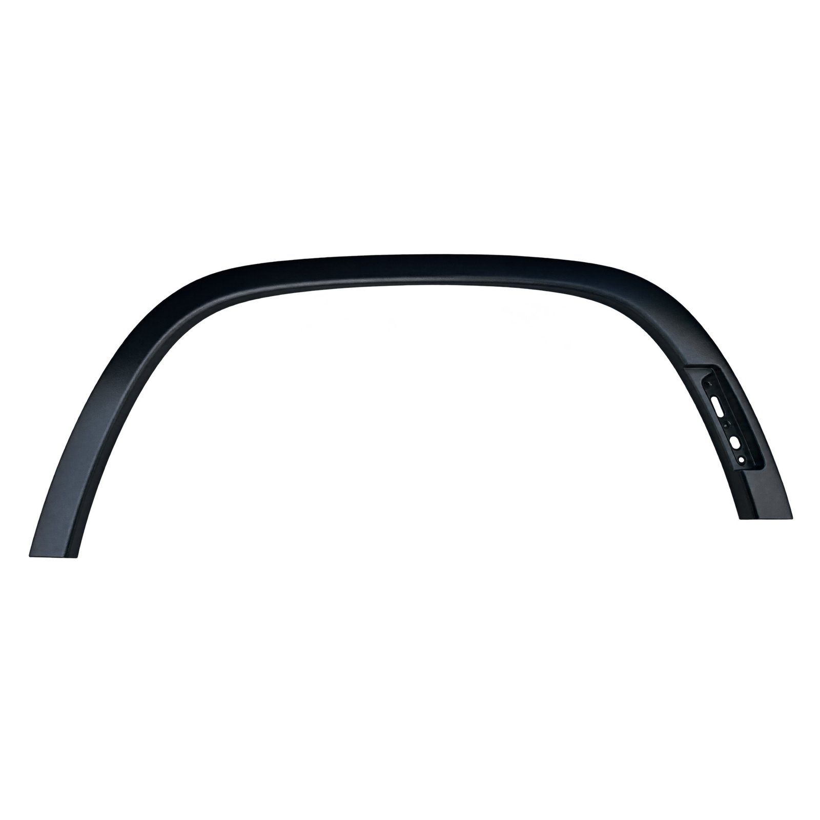 Jeep Wagoneer Front Wheel Arch Trim Wagoneer front wheel arch trim with a broad upper span, curved shoulders and a recessed end fixing channel