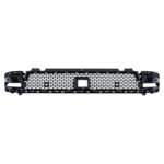 Wagoneer lower grille with staggered rectangular mesh, a square centre opening and long lateral openings