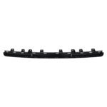 Wagoneer lower vent-grille trim with a long shallow curve, raised rectangular tabs and a thin lower lip