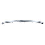 Wagoneer chrome upper grille moulding with a shallow bow, rounded ends and small underside tabs