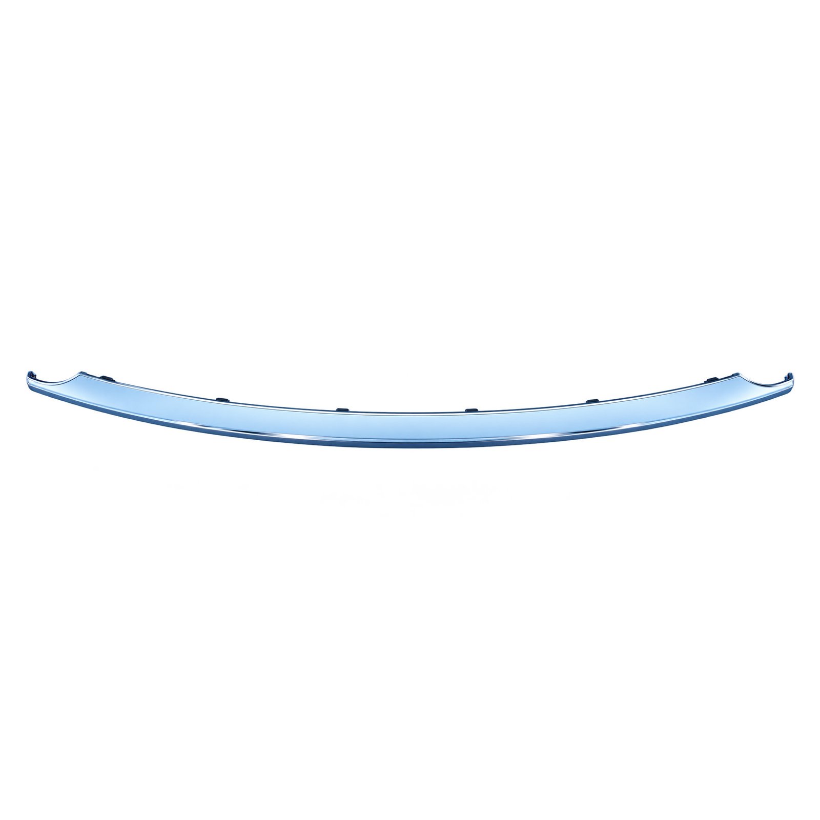 Lower Front Bumper Centre Trim (Chrome) — Long Chrome Centre Strip Lower Front Bumper Centre Trim for Grand Cherokee, gently bowed centre strip with short rising ends